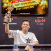 Yap Ghai Pang, the Malaysia Representative, wins the Dragon Dream Trophy in the Poker Dream Manila.